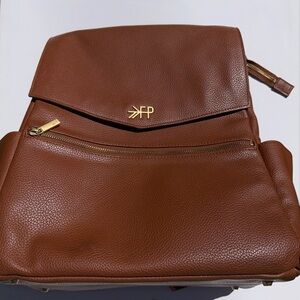 Freshly Picked Classic Diaper Backpack in Cognac